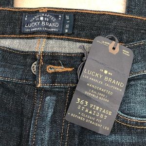 Mens 363 Vintage Straight Jeans Lucky Brand